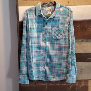 NWOT Plaid flannel button down
